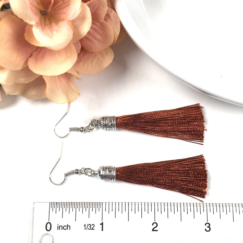 Spice Tassel Earrings - Picture 2 of 3